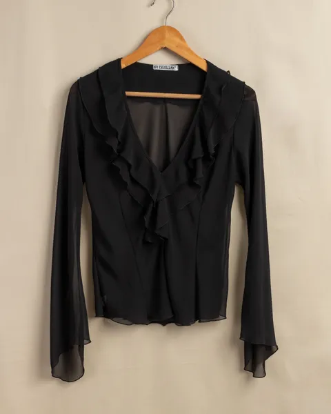Blusa chiffon 2000s