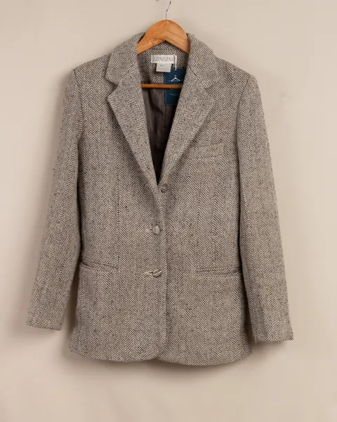 Blazer vintage de lã