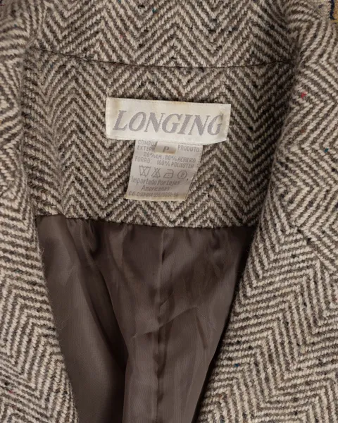 Blazer vintage de lã