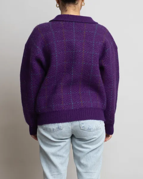 Suéter de lã vintage woolmark yessica