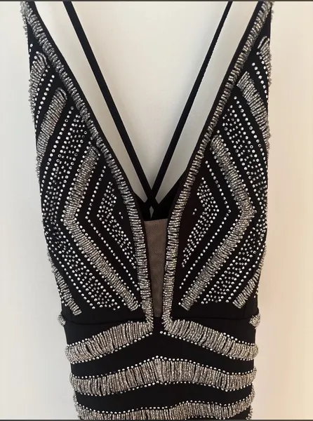 Vestido preto em paete, M, Luleg
