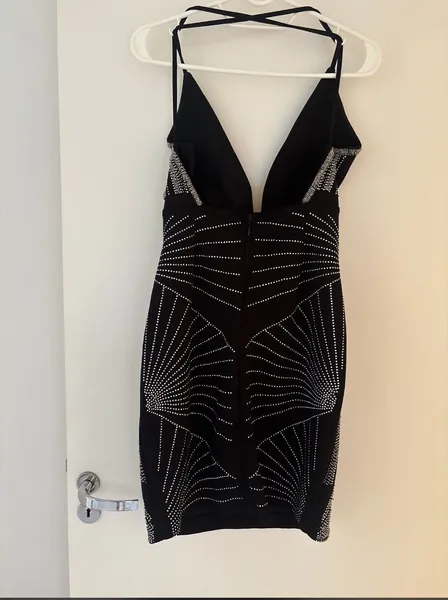 Vestido preto em paete, M, Luleg
