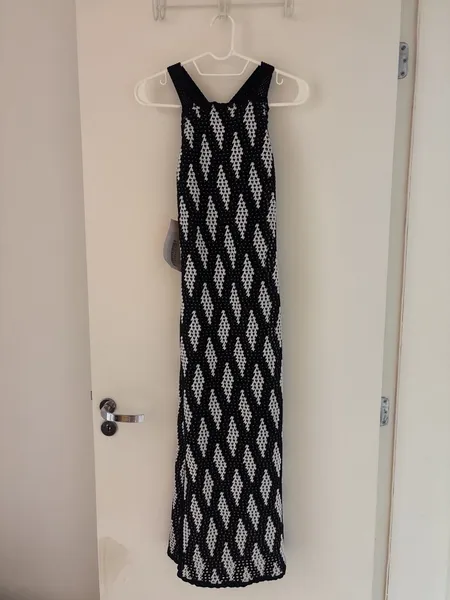 Vestido midi tricot, Carmen Steffens, P
