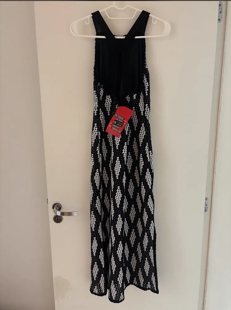 Vestido midi tricot, Carmen Steffens, P