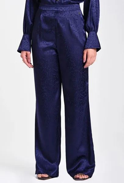 Calça pantalona azul marinho, M, Carmen Steffens