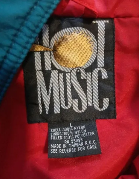 jaqueta hot music importada puffer vintage colorida g