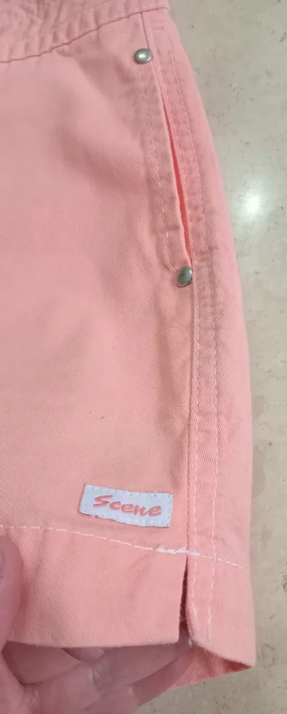 Shorts feminino coral (claro) tam 40 Scene