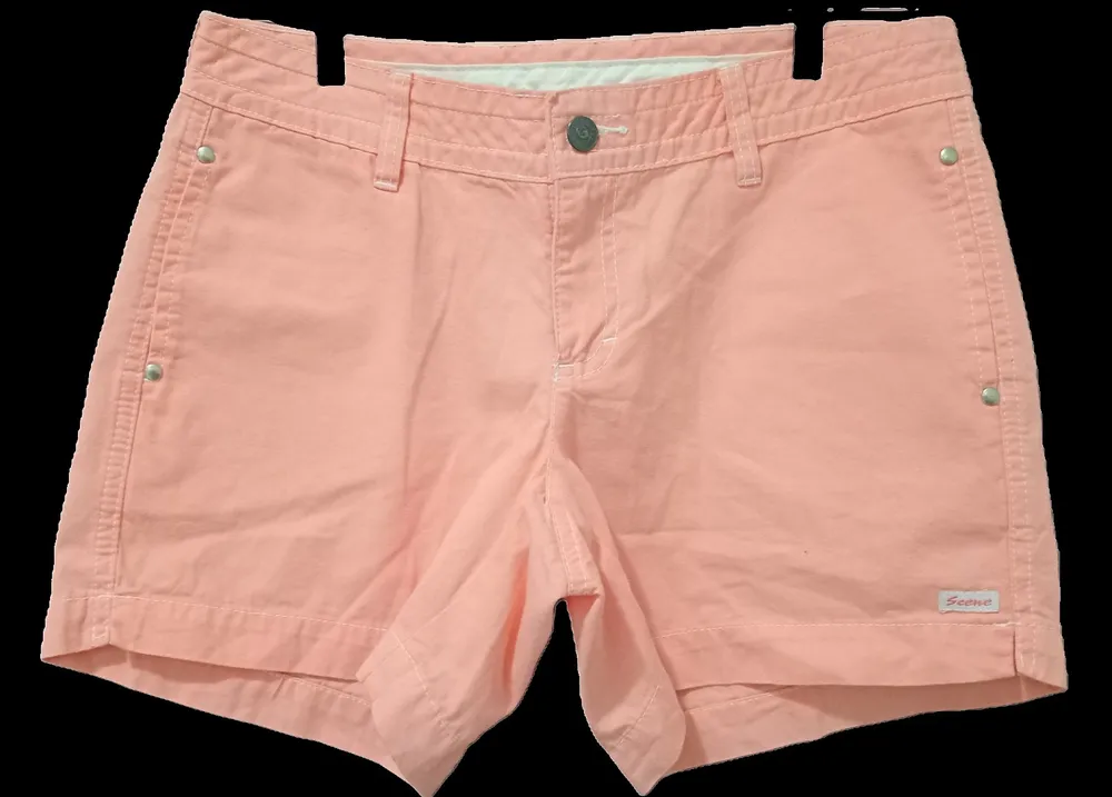 Shorts feminino coral (claro) tam 40 Scene