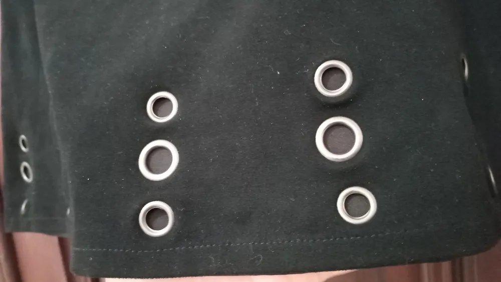 Mini saia preta aveludada forrada forever 21 tam P