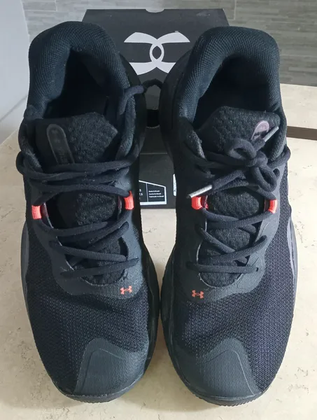 tênis basquete under armour ua buzzer 2 preto usado 41