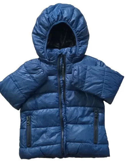 jaqueta capuz infantil mango kids puffer 3/4 anos semi nova