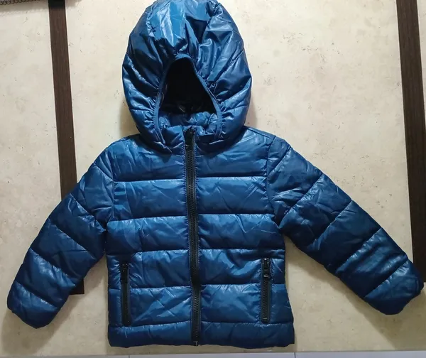 jaqueta capuz infantil mango kids puffer 3/4 anos semi nova