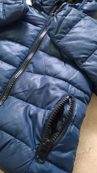 jaqueta capuz infantil mango kids puffer 3/4 anos semi nova
