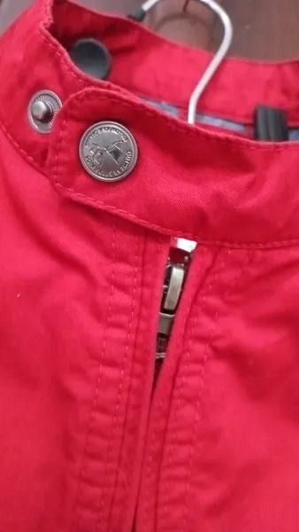 jaqueta vermelha gola mao marca espanhola sfera tam 7/8