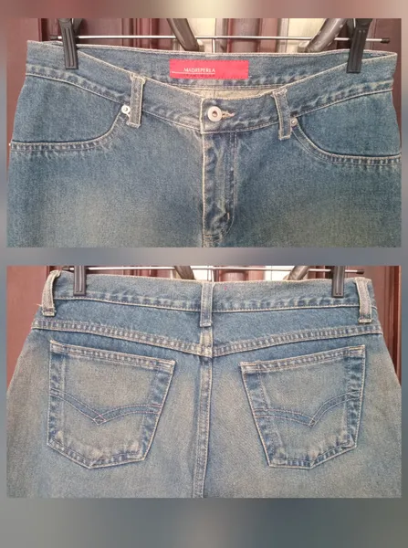 Calça Jeans Capri tam 42 Vintage Cintura alta Desapego Usada