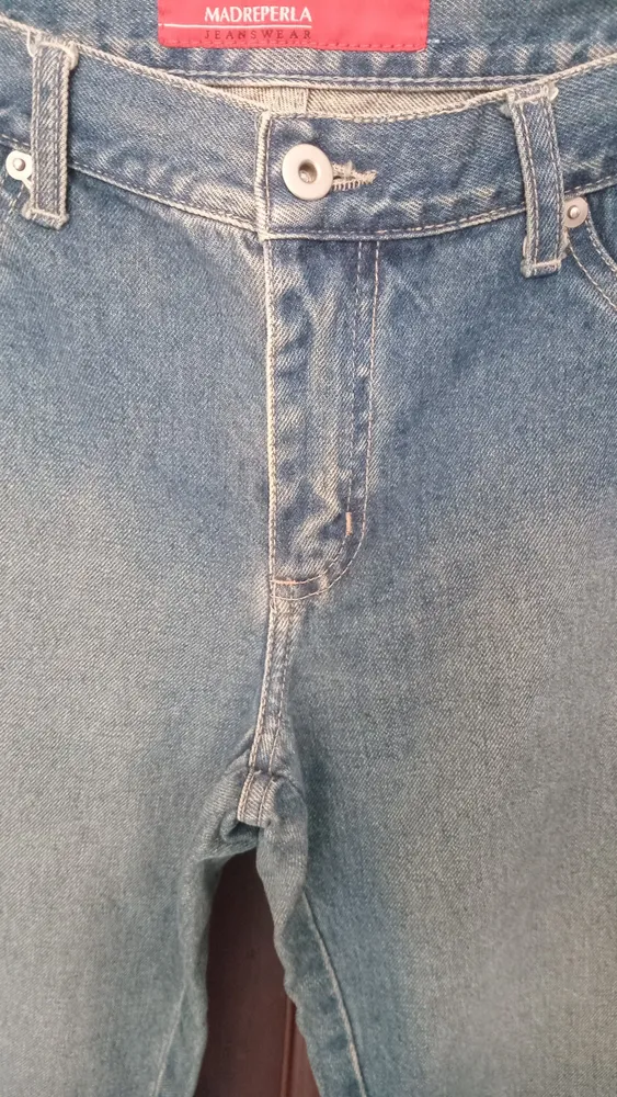 Calça Jeans Capri tam 42 Vintage Cintura alta Desapego Usada