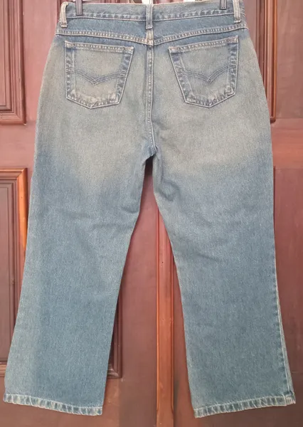 Calça Jeans Capri tam 42 Vintage Cintura alta Desapego Usada