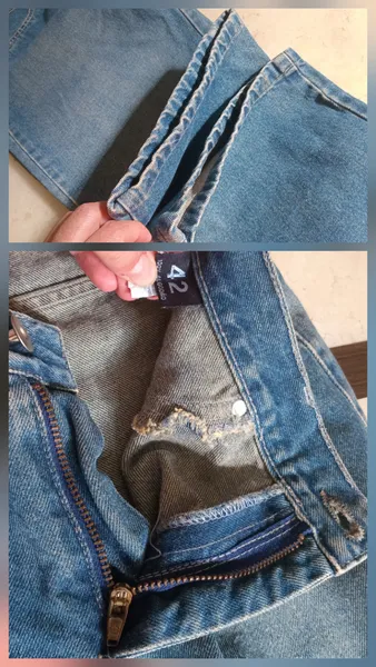 Calça Jeans Capri tam 42 Vintage Cintura alta Desapego Usada