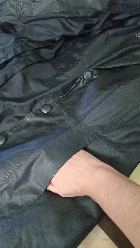 Casaco Jaqueta Blazer couro Leporello M Feminino Desapego
