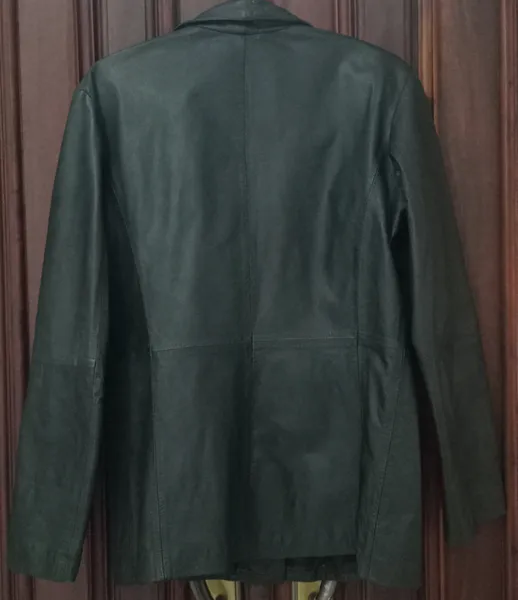 Casaco Jaqueta Blazer couro Leporello M Feminino Desapego