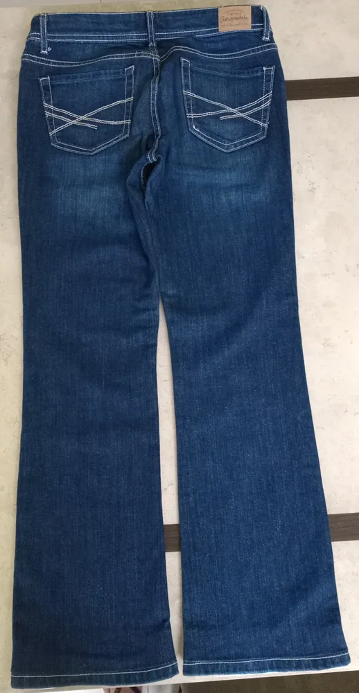 jeans azul escuro chelsea boot cut aeropostale veste 36