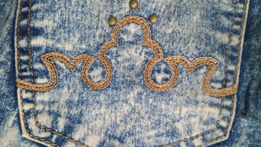Calça jeans skinny estilo manchado Blue Steel tam 36 usada