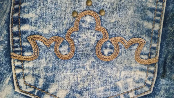 Calça jeans skinny estilo manchado Blue Steel tam 36 usada