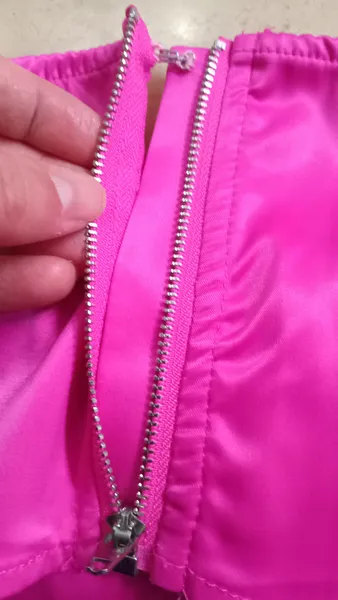 top cropped corselet tomara que caia rosa pink acetinado PP