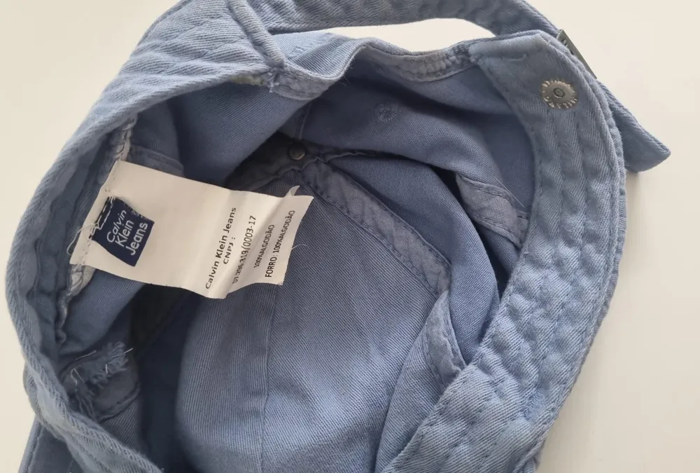 Bone azul calvin klein