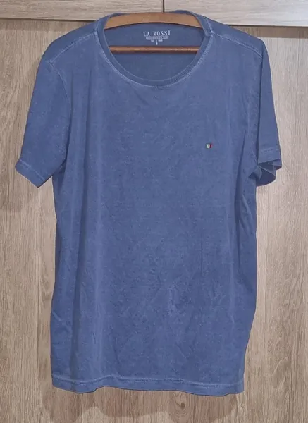 camiseta azul la rossi semi nova
