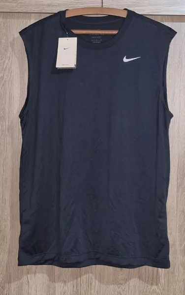 camiseta dri fit regata machao preta original nike nova