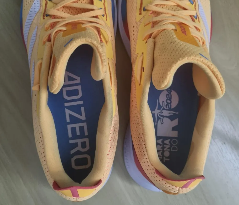 tenis adidas adizero sl rio amarelo 41/42 semi novo