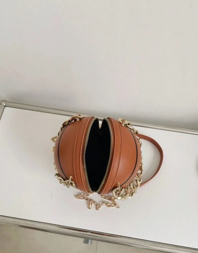Bolsa Casual com desing de bola de basquete