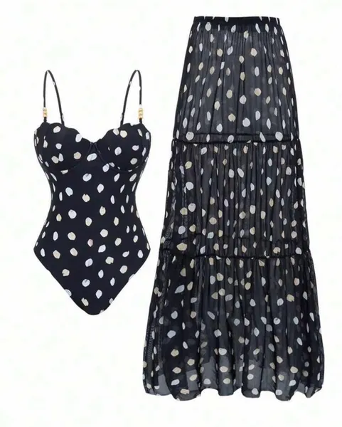 Conjunto de maio e saia longa - Luxuoso