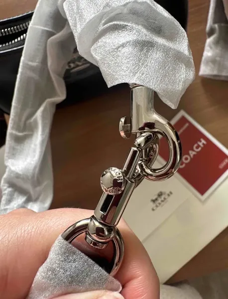 Bolsa Coach teri em couro - Nova
