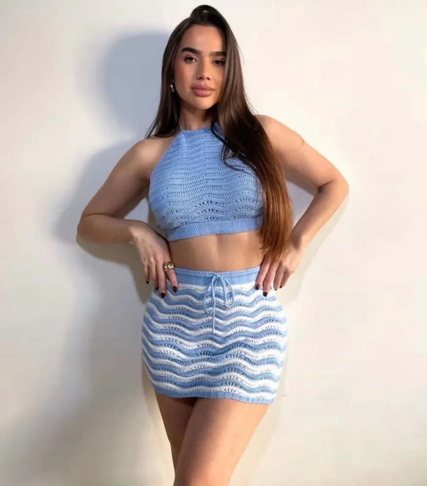 Conjunto lindo de saia e top