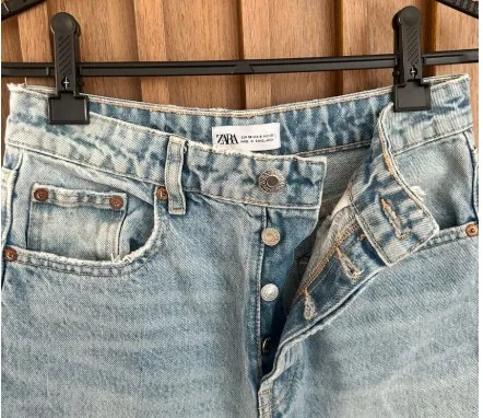 calça jeans zara