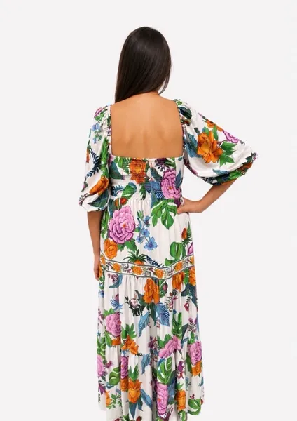 Vestido FARM DOCE JARDIM longo