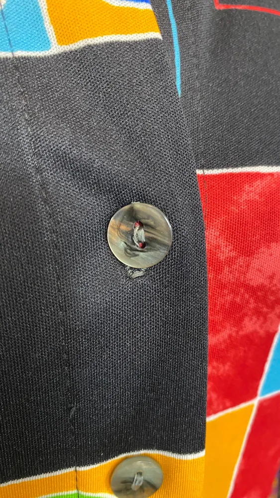 Camisa Italiana estampa geométrica
