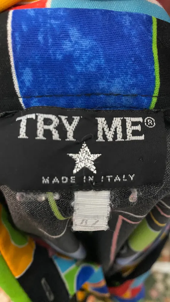 Camisa Italiana estampa geométrica