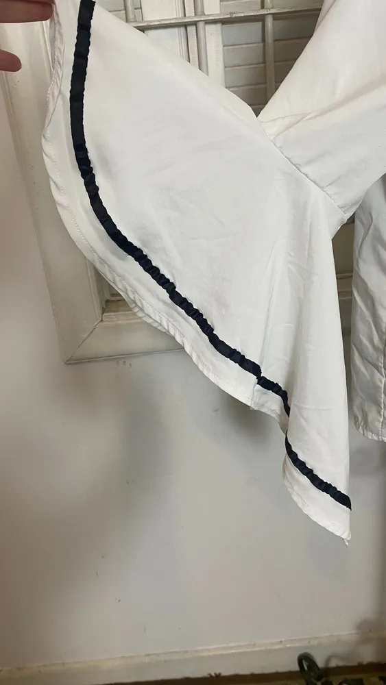 Camisa manga flair branca