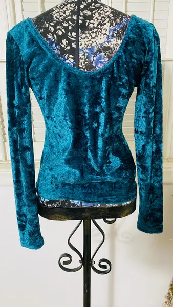 Blusa Manga comprida Veludo molhado