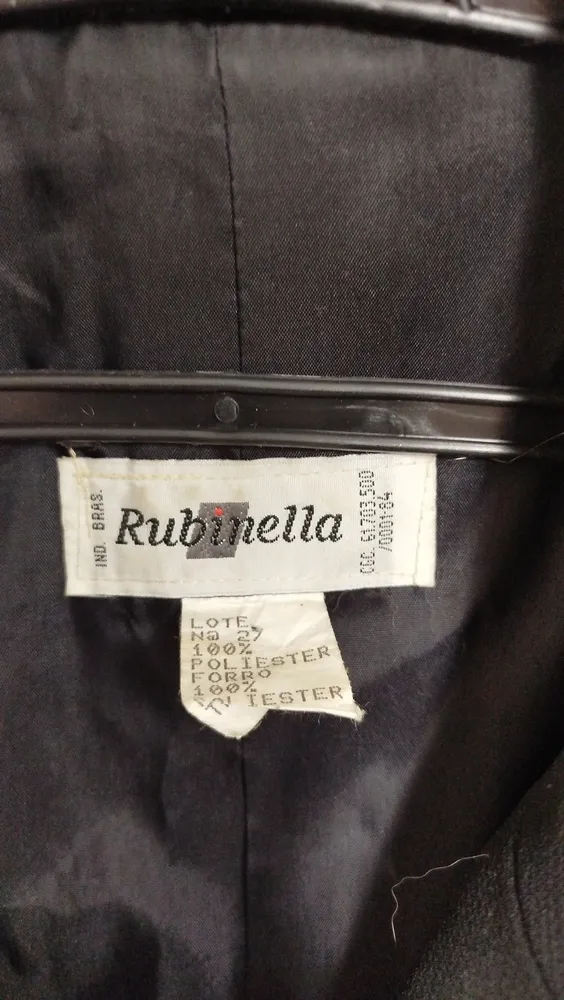 Blazer Vintage CGC preto botões dourados