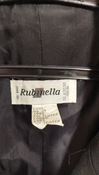 Blazer Vintage CGC preto botões dourados