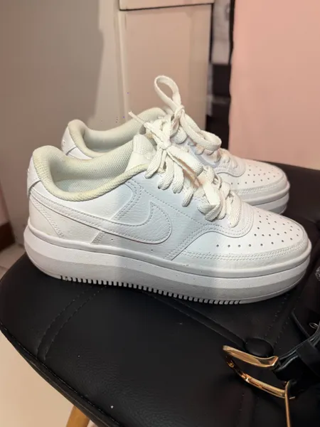 Nike Court Vision Alta Feminino Branco Original
