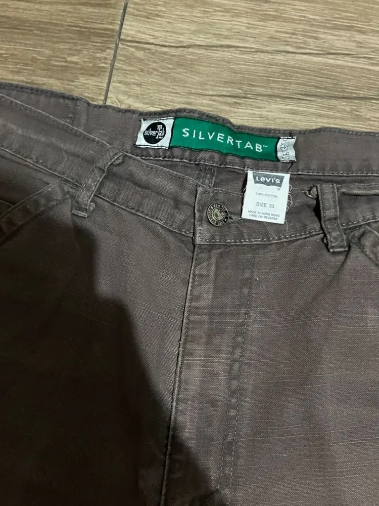 bermuda jeans levis (silvertab) carpinteiro