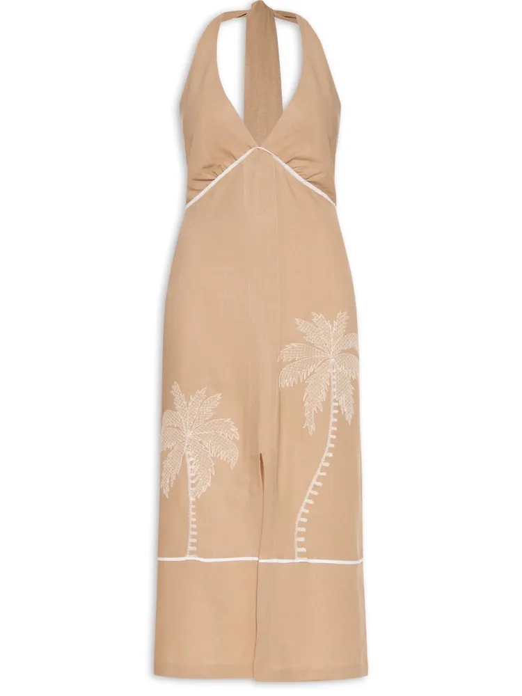 vestido linho dress to