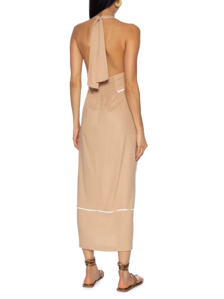 vestido linho dress to