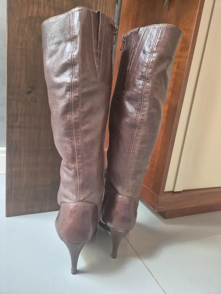 bota cano longo marrom tam 37 ibiza