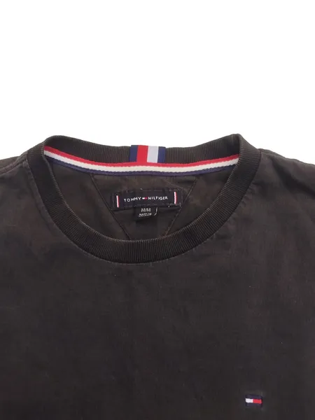CAMISETA TOMMY HILFIGER ORIGINAL NA COR PRETA ESTONADA